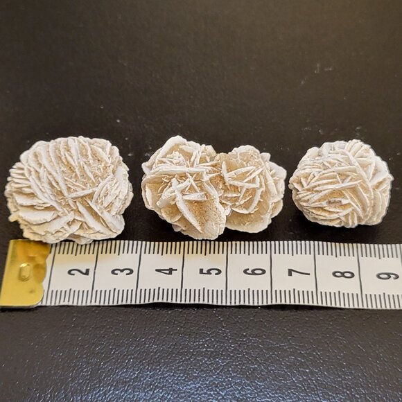 Desert Rose Gypsum Raw Mineral 3 pieces - Picture 5 of 5